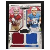McConkey / Pearsall Rookie Ticket Dual Swatches