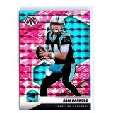 Sam Darnold Prizm pink blue