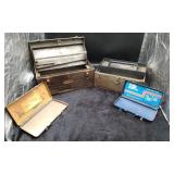 4 Metal boxes
