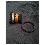 10 Pennies Cuff Bracelet and misc