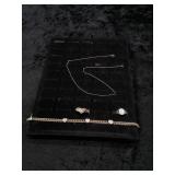925 Sterling Silver rings, bracelet and chain