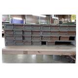 32 Drawer Metal Stage Bin