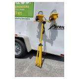 2 Lights on Tri-pod Stand & 1 Shop Light