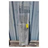 8 white Metal Shelves Various sizes