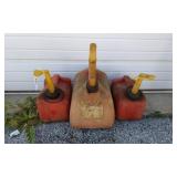 3 Gas Cans