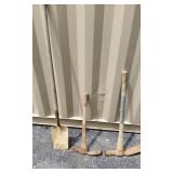 2 Pick Axes & a Shovel