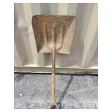 Metal Scoop W/Wooden Handle