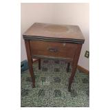 De Luxe Automatic Sewing Machine in Wooden Cabinet