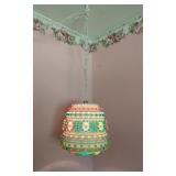 Vintage Lawnware Swag Lamp