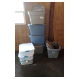 10 Totes W/Lids
