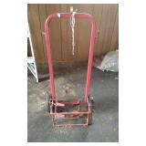 Red Welding Cylinder Cart