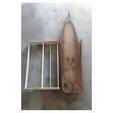 Vintage Ironing Board & Clothes Rack
