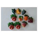 Vintage Ceramic Fruit Wall Decor