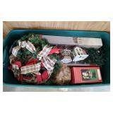 Large Tub of Misc. Christmas Items