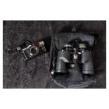 Canon Sureshot Camera & Focal Binoculars