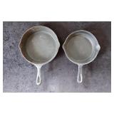 2 Cast Iron Skillets