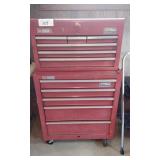 Sears 2 Piece Craftsman Toolbox on Wheels
