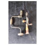 2 Vintage Hand Drills