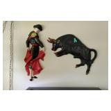 Matador & Bull Ceramic Wall Hangings