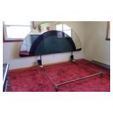 Emerald Green & Black Laminate Bed Full/Queen