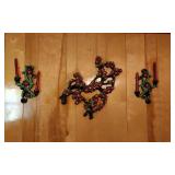 Floral Ceramic Wall Hangings