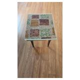 Marble Top End Table