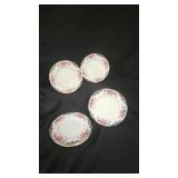 8 Wedgewood "Pavilion" Bone China Dessert Plates