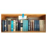 Shelf of Hardback Books