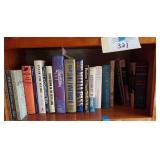 Shelf of Misc. Hardback Books