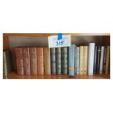 Shelf of Misc. Hardback Books