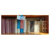 Shelf of Misc. Hardback Books