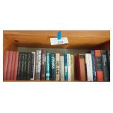 Shelf of Misc. Hardback Books