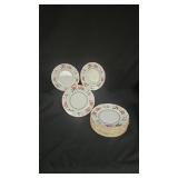 Wedgewood "Chinese Flower" Ruffled Edge Plates