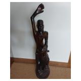 Hand Carved AfricanArt Wooden Sculpture