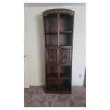 Mid Century Bookcase W/Fold Down Door