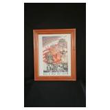 Color Lithograph "Miss America" Poster