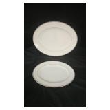 2 Wedgewood "Moresque" Bone China Platters