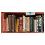 Shelf of Misc. Hardback Books