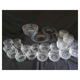 Clear Glass Bowls & Platters