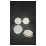 9 Wedgewood "Curzon" Bone China Dessert Plates