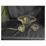 Imperial Candlewick Bowl and Creamer