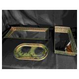 Silver Plated Trays and Misc