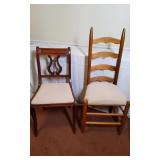 2 Wooden Chairs