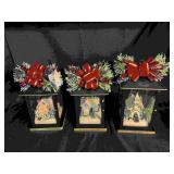 4 Christmas Decorative Lanterns