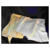 Tote of Linen Placemats and Tablecloths