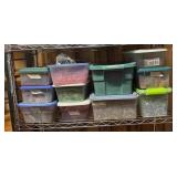 11 Boxes of Beads Third Shelf