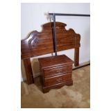 Full Size Bed and Night Stand