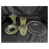 Box of Misc Clear Glassware