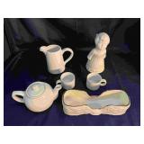 Box of Ceramic Decorative Items
