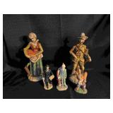 5 Ceramic Figurines